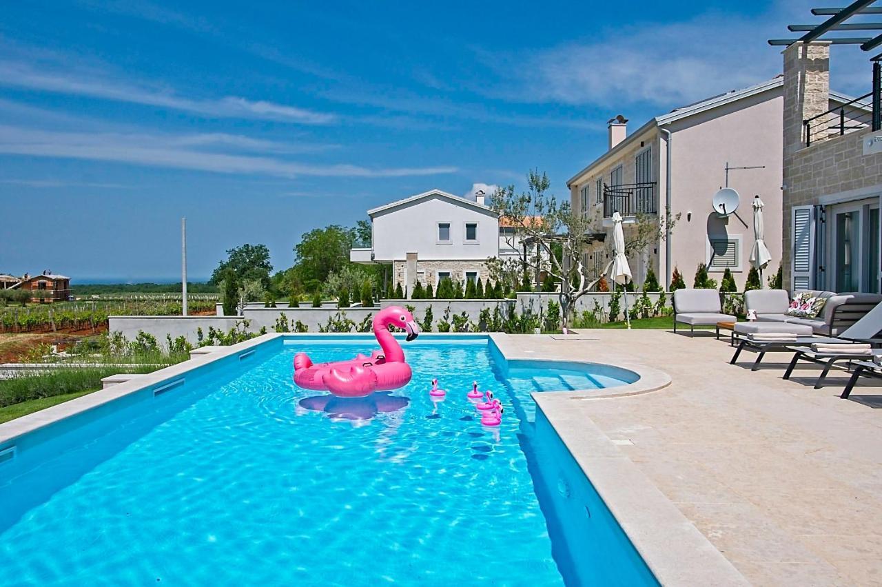 Villa Flamingo Kaštelir Buitenkant foto